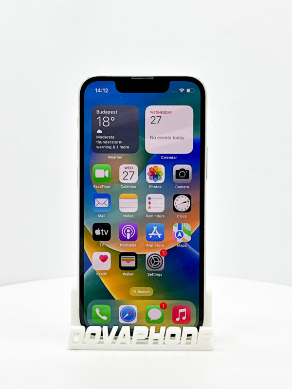 Apple iPhone 13 Mini (128GB)  - Batéria: 100% - Farba: Biela - 1